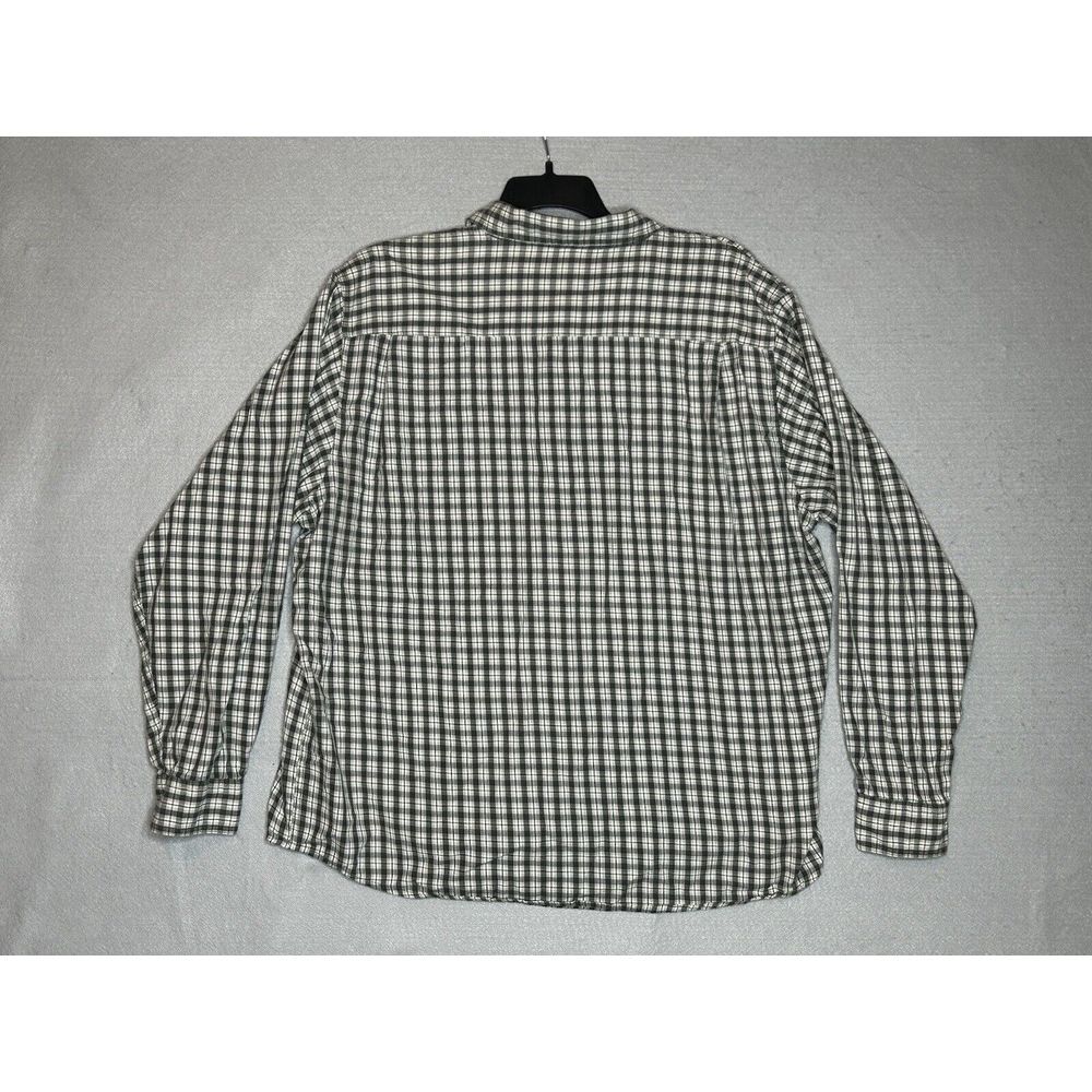 Wrangler Men's 2XL Green Plaid Button Up Long Sleeve‎ Shirt - Picture 3 of 5